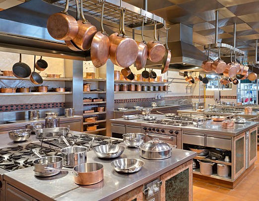 cooking facility for chef students